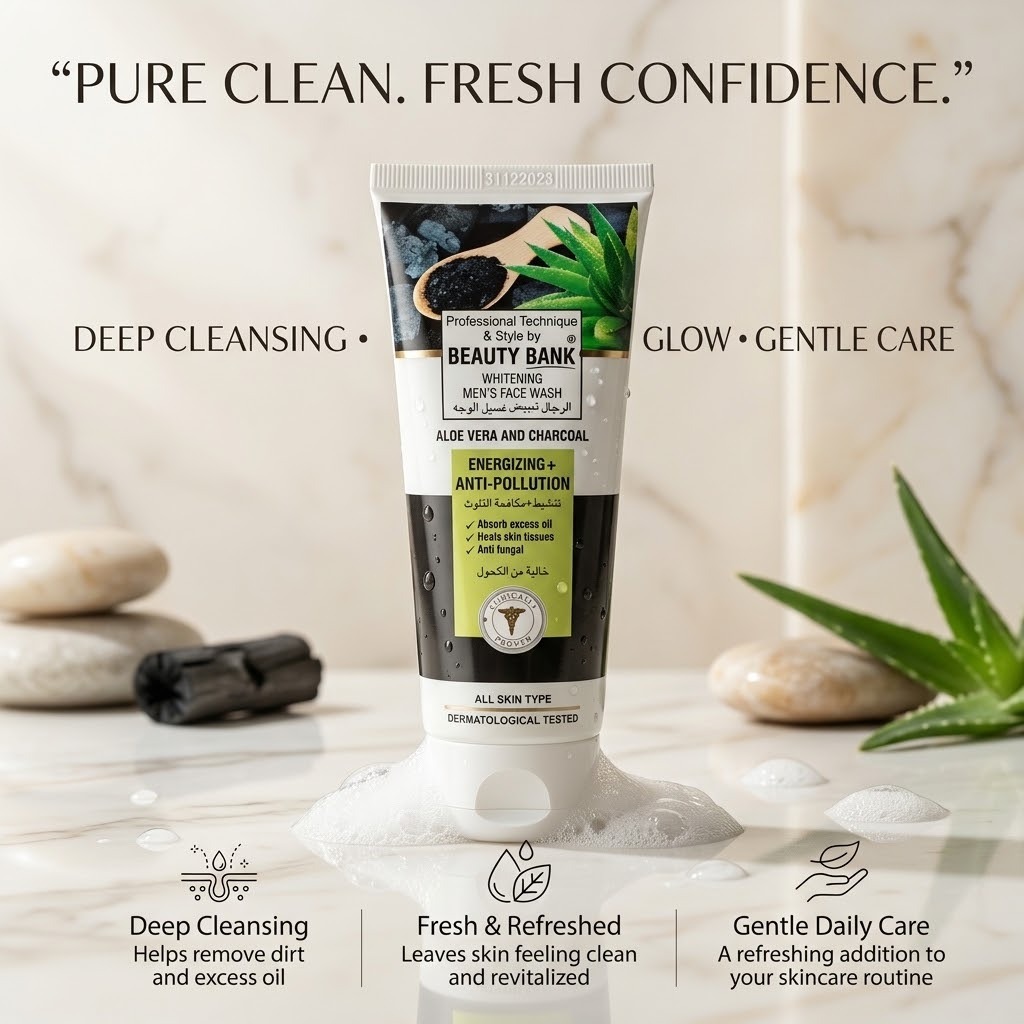 Beauty Bank Whitening Men's Face Wash - Image 2