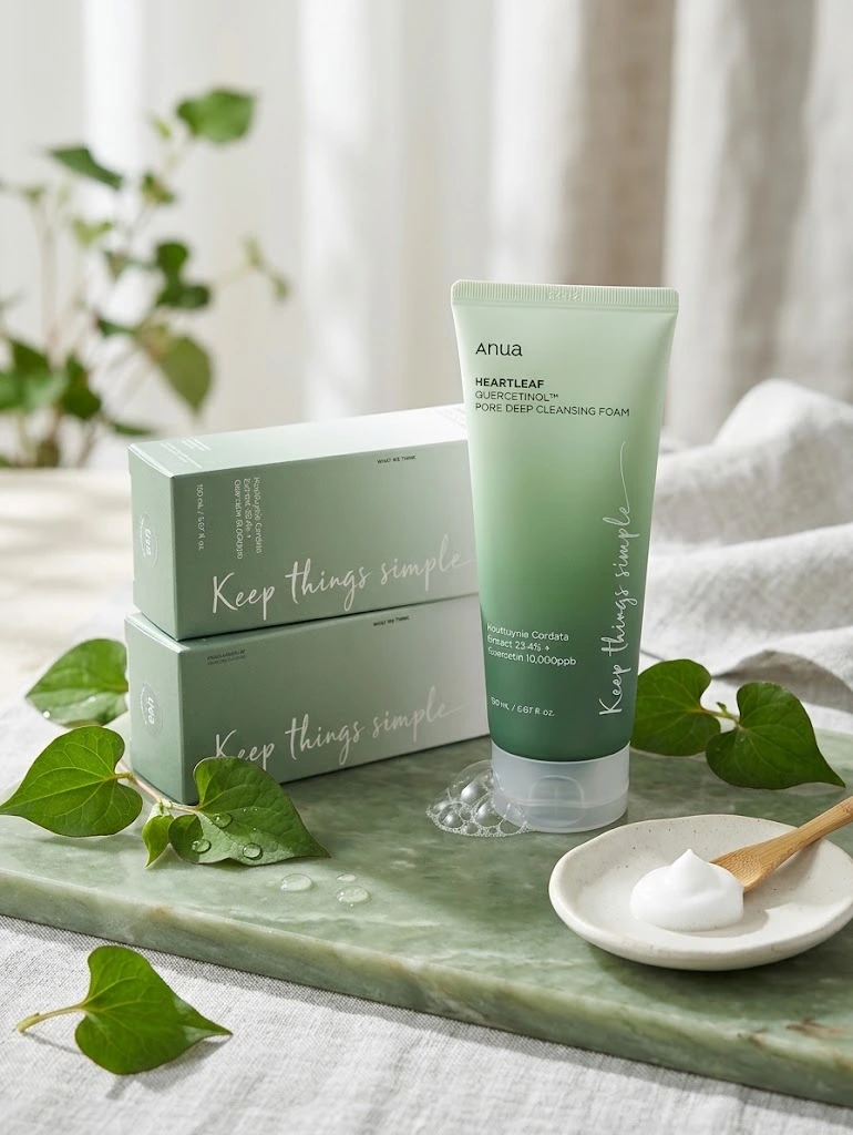 Anua Heartleaf Quercetinol Pore Ceep Cleansing Foam