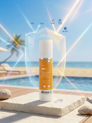 The Derma Co. 1% Hyaluronic Sunscreen Aqua Gel (40g)