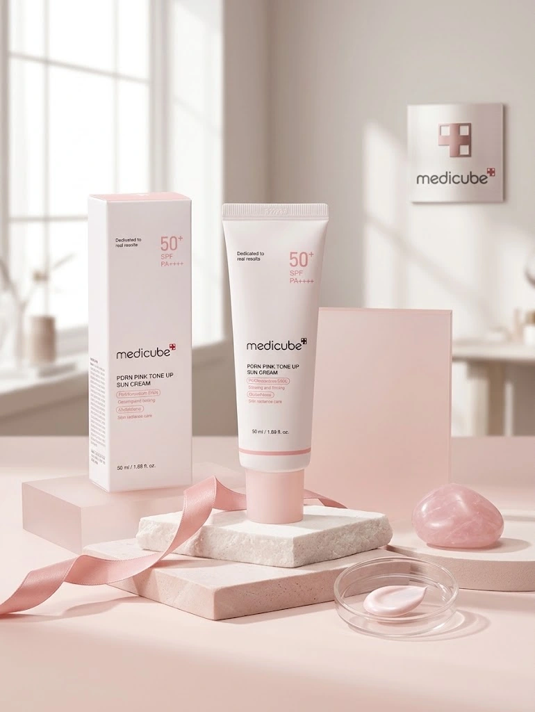 Medicube PDRN Pink Tone up Sun Cream