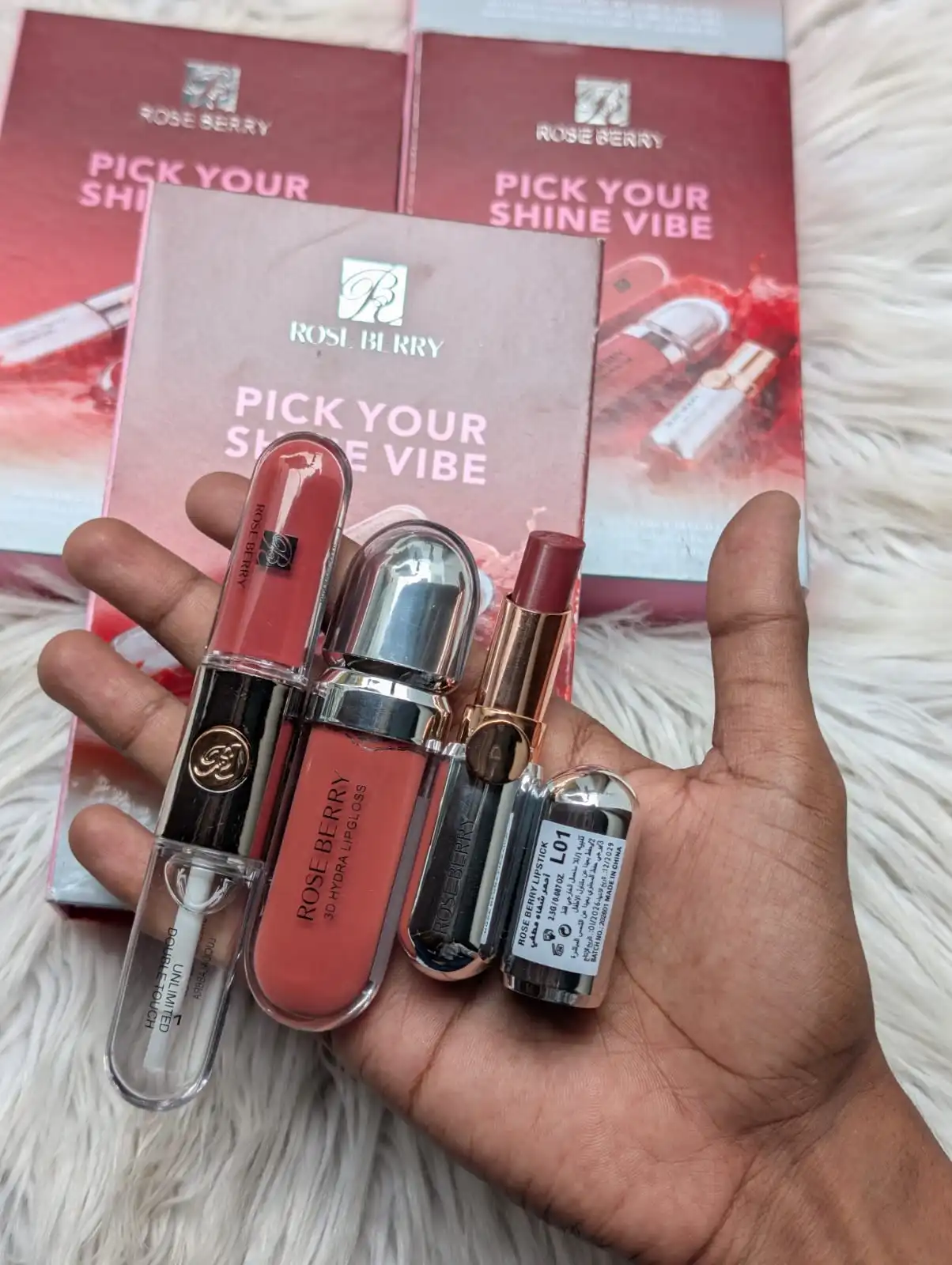 Rose Berry Pick Your Shine Vibe Gift Set thumbnail 2